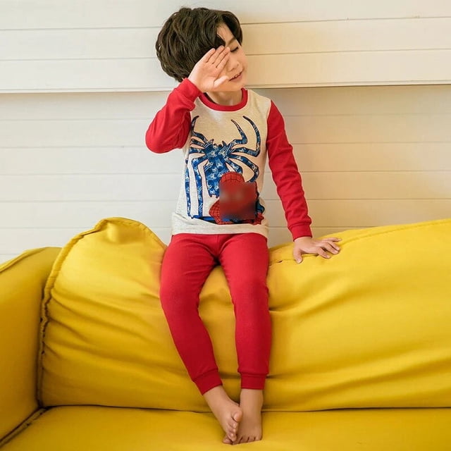 Pijamas de dibujos animados para niños y niñas, traje de otoño, ropa para bebés, Pijamas de Navidad, Infanti