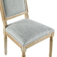 thumbnail image 6 of Christopher Knight Home Vintage Upholstered Dining Chairs, Solid Wood Frame, Greyish Green, Set of 6, 6 of 9