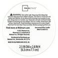 thumbnail image 6 of (2 pack) Mainstays Unscented Pillar Candles, 2.5 x 2.8 inches, White, 6 of 6