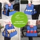 thumbnail image 3 of Portador de bebidas portátil o latas reutilizables, soporte para 6 tazas con asa, asegura de forma segura bebidas frías y calientes (azul), 3 of 5