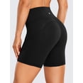 thumbnail image 2 of Shorts CRZ YOGA de Cintura Alta 15 cm con Compresión y Bolsillos Negros, 2 of 7