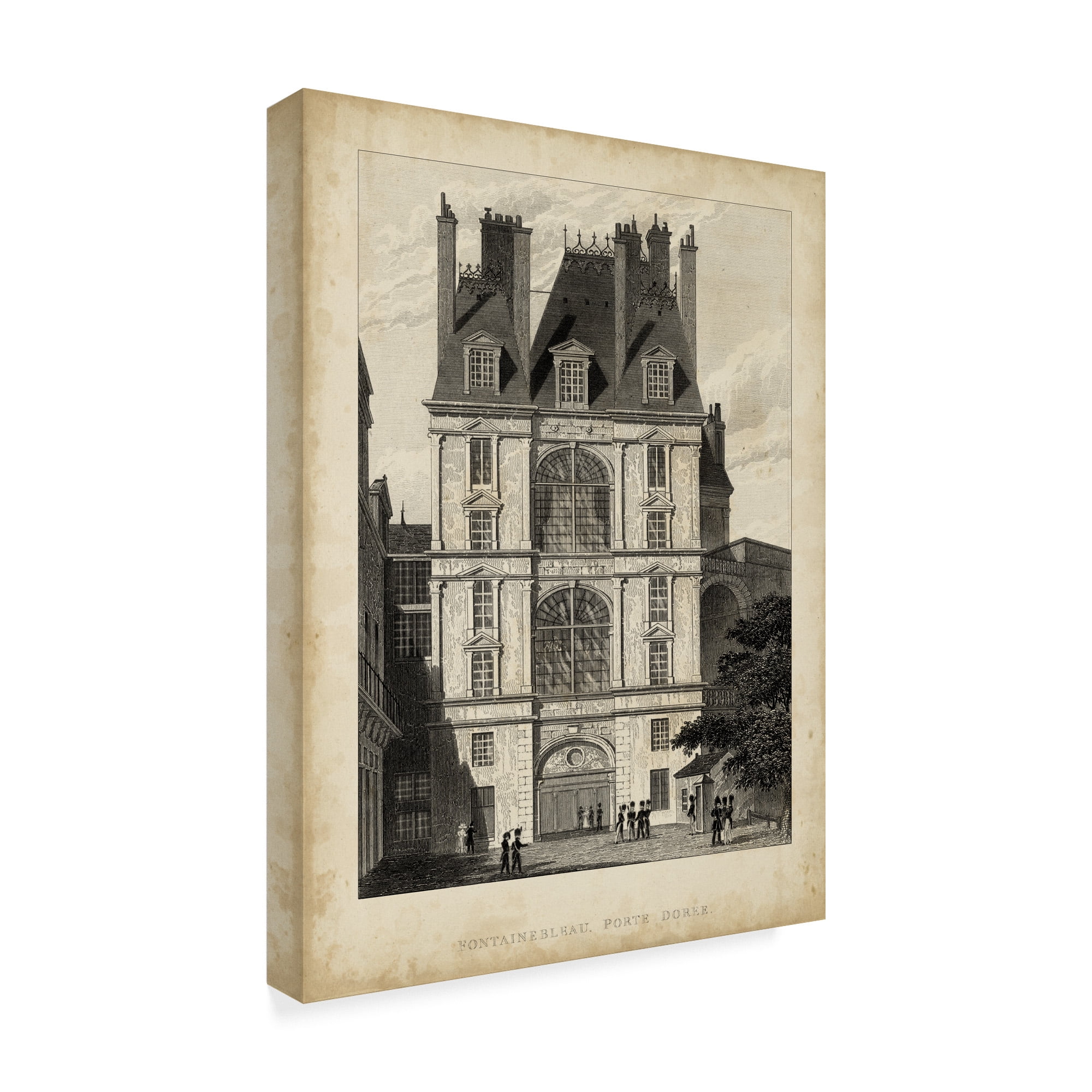 Trademark Fine Art 'Fontainbleau Porte Doree' Canvas Art by A. Pugin