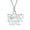 Silver, variant on Womens Inspirational Words 'Daddy's Little ' Pendant Necklace Sterling Silver