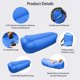 thumbnail image 2 of Waterproof air sofa with comfortable cushions, portable inflatable, 2 of 5