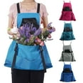 thumbnail image 3 of Heavy-Duty Gardening Apron with Quick-Release Pockets - 600D Waterproof Fabric, Adjustable Straps for Harvesting, Fruit Picking, Yard Work, 3 of 8