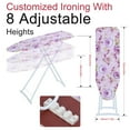 thumbnail image 3 of Yedigre Height Adjustable Ironing Board, Extra Wide Non-Slip Folding Board with Smooth Edge & Heavy Duty Load Capacity, 3 of 8