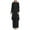 Black, variant on ZACPNCV Women Spring Solid Color Muslim Solid Color Long Sleeve Shirt Coat Wide Leg Trousers Casual Suit Black
