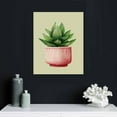 thumbnail image 4 of Nawypu Colorful Cactus Pot Plants Wall Art Prints, Succulent Plant Decor, Living Room Bedroom Poster Home Decor, Pastel Background, 4 of 4