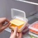 thumbnail image 2 of Caja de almacenamiento para 2 rebanadas de queso, especial para refrigerador, para cebolla, jengibre, ajo, frutas, cubitos de mantequilla, empaquetado por separado, 2 of 5
