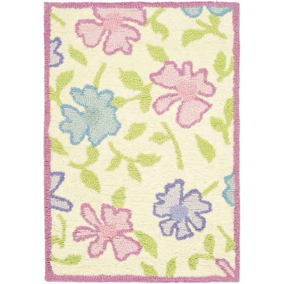 SAFAVIEH Kids [TODO] Area Rug, Ivory/Pink, 2' x 3'