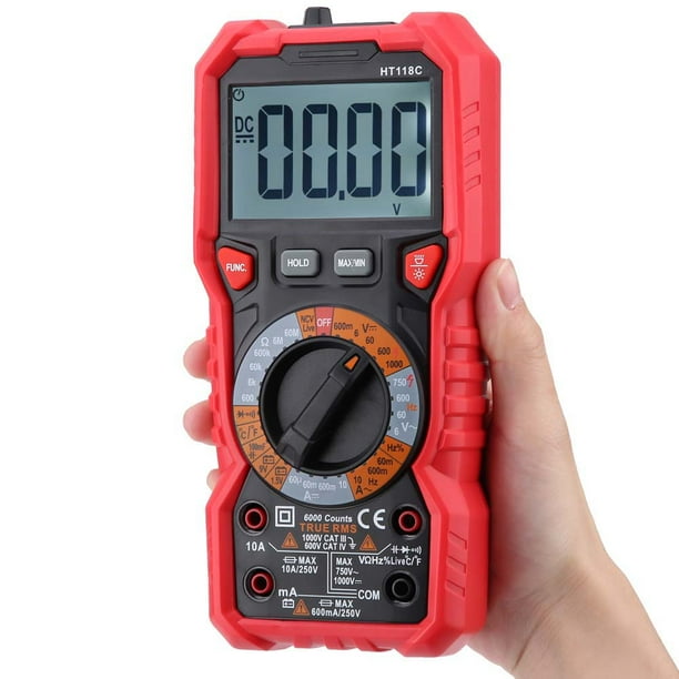 Electrical Multimeter, Resistance Tester Multimeter, High Voltage Prompt For Voltage And Current