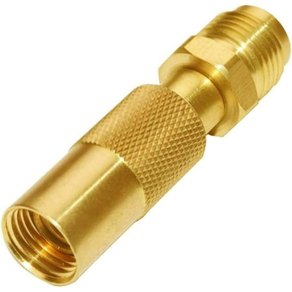 Necvior 3/8Inch Male Brass Propanes Connector Conversion Adapter For Outdoor Griddles Cooking And Camping Setups