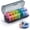 Black shell, variant on Weekly Pill Organizer Pill Box 2 Times a Day (AM/PM) 7 Day Pill Case, Round Travel Medicine Organizer Large Daily Pill Container