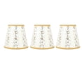 thumbnail image 2 of 3pcs Exquisite Cloth Lampshade Soft Light Clip On Installation Modern Fabric Lamp Shades For E14 Bulb Chandelier Table Lamp, 2 of 8