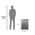 thumbnail image 3 of Conserv 2.6 cu.ft. Compact Refrigerator-Stainless, Reversible Door, 3 of 12