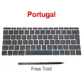 thumbnail image 1 of New Keycaps US UK Spain French Russian For Macbook Pro Retina 13" A1708 Keyboard Keys Replacement key cap 2016 2017 Portugal, 1 of 6