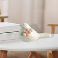 thumbnail image 6 of kowaku Ceramic Bird Statue Home Decoration Modern Styles Artcrafts Decorative Ornament Bird Figurine for Micro Landscape Accessories pink flower, 6 of 9