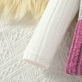 thumbnail image 6 of Odeerbi 3-10 Years Kids Girls Outfits Color Block Rib Knit Long Sleeve Tops Pants Two-piece Set Cute Solid Color Loungewear Kids Girls Clothes, 6 of 9