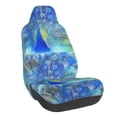 thumbnail image 1 of Wukai Peacock Full Set Car Seat Covers with Soft Padding Universal Auto Front Seats Protector and Cushion Mat, 1 of 5