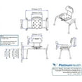 thumbnail image 7 of Premium Sliding Bath Transfer Bench with Swivel Seat-Padded, 7 of 7