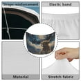 thumbnail image 6 of Uorisanigo Car Hood Cover Stretchable Galaxy Highland Cow Automotive Hood Covers Auto Accessories Universal Car Bonnet Banner Fit for Most Cars Sedans Trucks Pickup Sports, 6 of 7