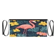 thumbnail image 7 of Yayeee Waist Apron with Pockets for Cooking Waterproof Half Server Aprons, Pink Floral Flamingo, 7 of 7
