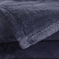 thumbnail image 3 of Royal Velvet  Lavish Plush Solid Blanket Twin/Twin XL - Navy, 3 of 5
