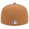 thumbnail image 4 of Men's New Era Brown/Purple Chicago White Sox Two-Tone Color Pack 59FIFTY Fitted Hat, 4 of 6