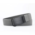 thumbnail image 2 of Adjustable Tactical Nylon Web Belt for Men, Auto Slide Metal Buckle Lightweight Canvas Strap Outdoor Hiking Daily Casual Belt Dark Gray-A, 2 of 7