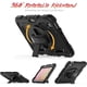 thumbnail image 2 of Case for iPad Mini 7 / Mini 6, Shockproof Case with Screen Protector, Stand, Pencil Holder, Black, 2 of 5
