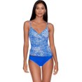 thumbnail image 4 of Lauren Ralph Lauren Womens Printed Underwire Tankini Swim Top, 4 of 4