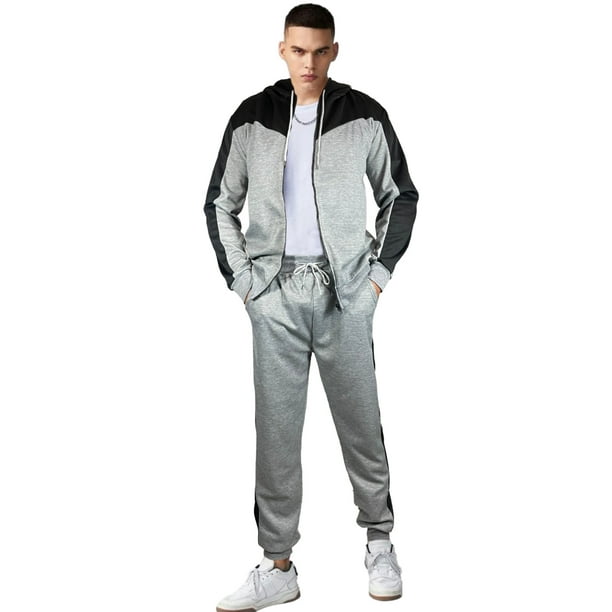 Conjunto Pants Caballero Afelpado Sudadera Y Pants Moda