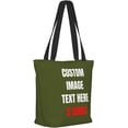thumbnail image 2 of Custom Tote Bag With Logo Photo, Custom Bag, Personalized Shopping Bags Reusable Grocery Bags Bulk For Work Travel Gifts, 2 of 8