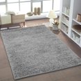 thumbnail image 1 of Ladole Rugs Shaggy Tapis Gris Pâle 3 Pieds11 Pouces x 5 Pieds7 Pouces, 1 of 3
