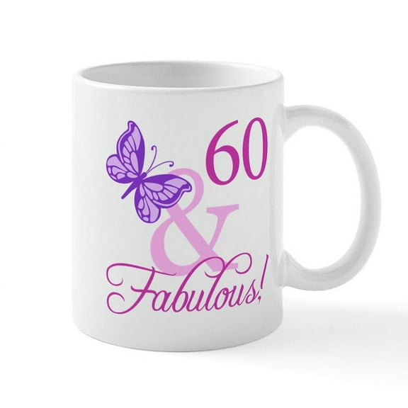 CafePress - 60Th Birthday Humor Mug Mug - 11 oz Ceramic Mug - Novelty Coffee Tea Cup