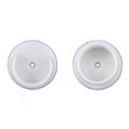 thumbnail image 1 of Enchufes para postes John Sterling de plástico, color blanco, 3,5 cm de diámetro, 1 of 2