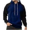 thumbnail image 5 of Coorders Womens Fleece Full Zip Hoodie, Unisex Sherpa Heavyweight Warm Sweatshirt Jacket with Pockets ,Plus Dark Blue,Size L, 5 of 8