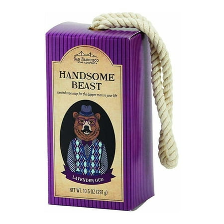 San Francisco Soap Company Men's Soap On a Rope (Handsome Beast Dapper,