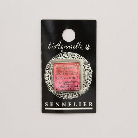 UPC: 3046450114352 | Sennelier French Artists Watercolor Half Pan Quinacridone Red S3