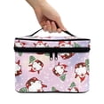 thumbnail image 3 of HELLHERO Polyester Small Makeup Bag Portable Hanging Organizer Santa Claus Christmas tree Mom, 3 of 6