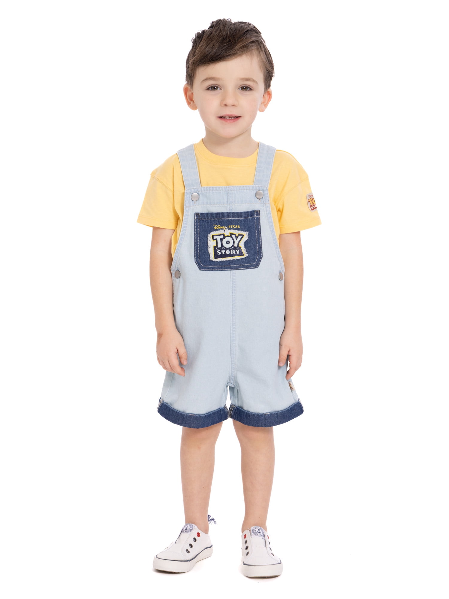 Toy Story Toddler Boys Shortall and Short Sleeve Tee Set, 2-Piece, Sizes 12M-5T