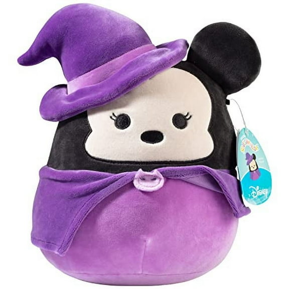 Squishmallow 8" Minnie Mouse Witch - Official Kellytoy Disney Plush - Cute and Soft Stuffed Animal Toy - Great Gift for Kids