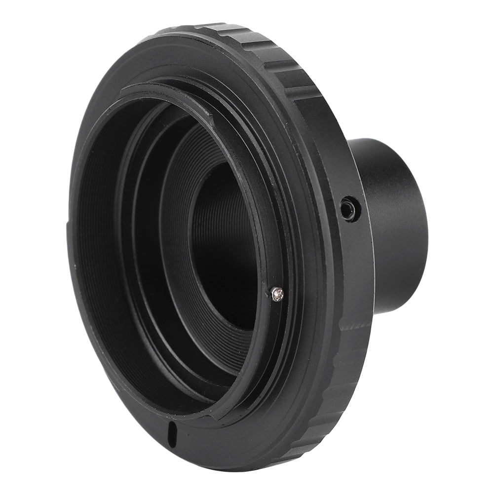 Astronomical Telescope Eyepiece Adapter, Black Metal 0.965 Inch Adapter