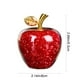 thumbnail image 3 of Crystal Apples Christmas Eve Gifts For Her Romantic Ornamental Apples Display, 3 of 6