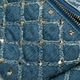 thumbnail image 4 of Pre-Owned Valentino Studded Waist Bag/Body Bag in Blue and Silver Denim Leather for... (Good), 4 of 10