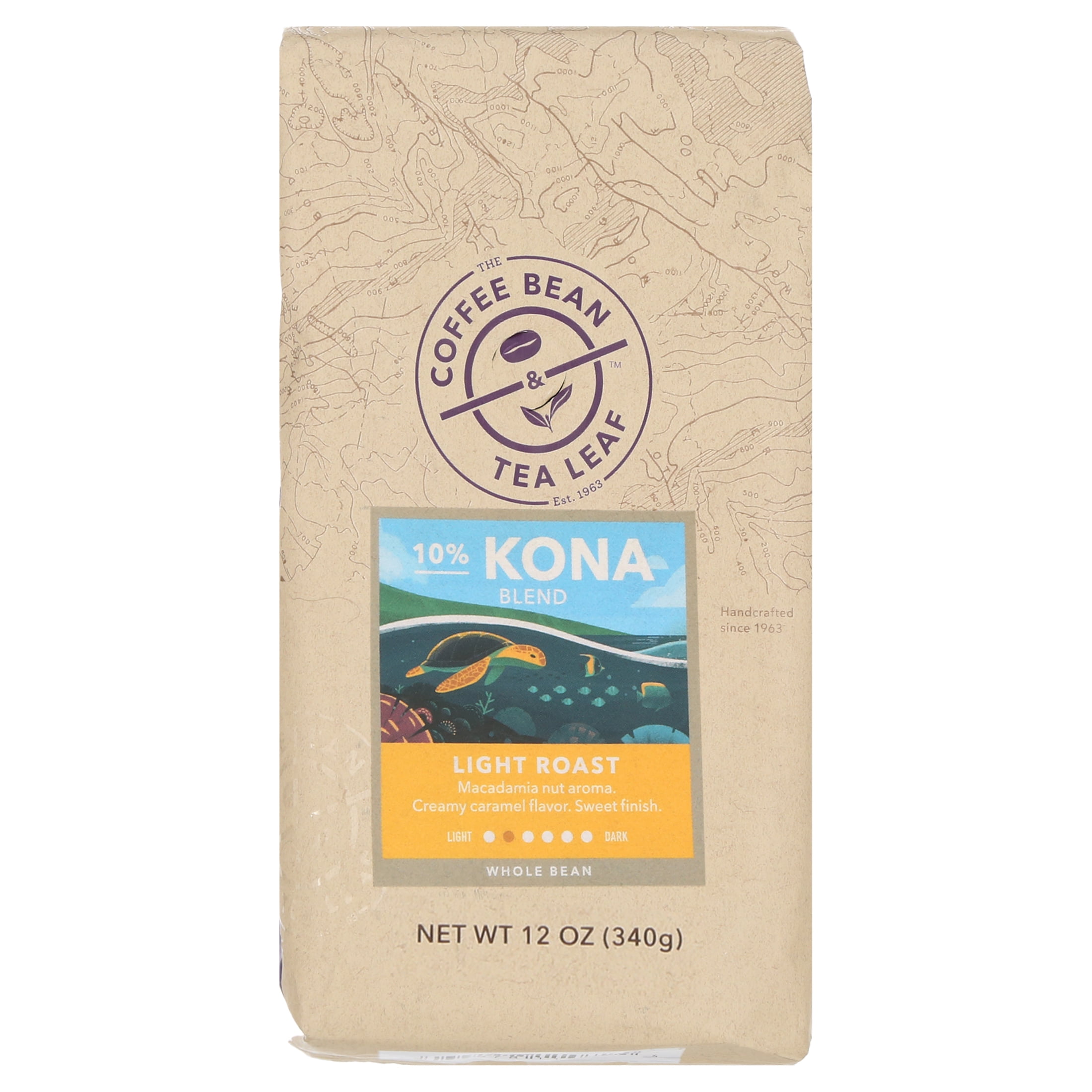 The Coffee Bean & Tea Leaf Kona Blend Light Roast Whole Bean Coffee 12 oz. Bag