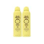 Sun Bum Kids SPF 50 Clear Sunscreen Spray | Wet or Dry Application | Hawaii 104 Reef Act Compliant (Octinoxate & Oxybenzone Free) Broad Spectrum UVA/UVB Sunscreen | 6 oz (Pack of 2)