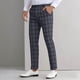 thumbnail image 2 of Amzcrzy Pantalones Hombre Trabajo Elásticos Moda Clásicos A Cuadros Slim Fit Vestir Ajustados Informales Negocios Sin Pinzas Con Bolsillos Reuniones Cenas Tallas S-3XL Gris, 2 of 6