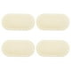 thumbnail image 1 of Uxcell 4Pcs Base de Cesta de Madera, 3.94x7.87" Ovalada Base Natural en Blanco para Cesta de Ganchillo, 1 of 6