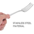 thumbnail image 5 of ifundom Set of 4 Stainless Steel Dessert Forks with Pointed Tips, Finish, and Elegant Flatware, 5 of 6